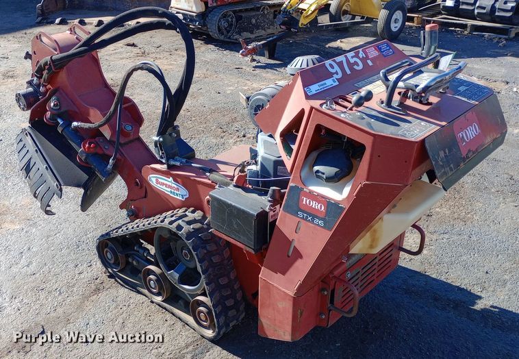 image for item EN8608 2017 Toro STX-26 23208 stump grinder