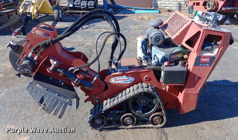 image for item EN8608 2017 Toro STX-26 23208 stump grinder