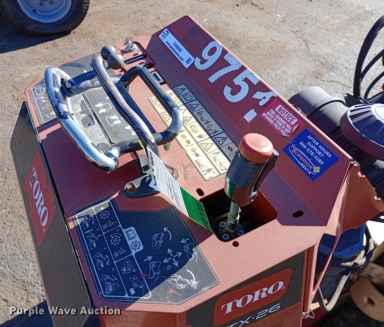 image for item EN8608 2017 Toro STX-26 23208 stump grinder