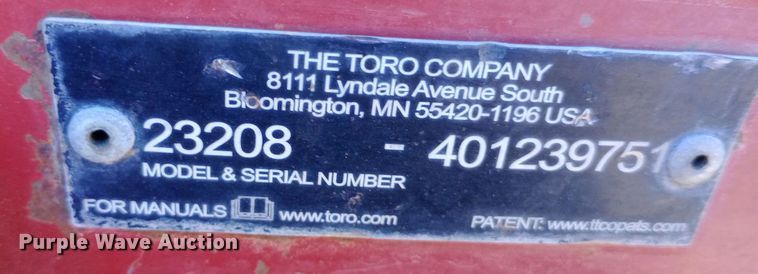 image for item EN8608 2017 Toro STX-26 23208 stump grinder