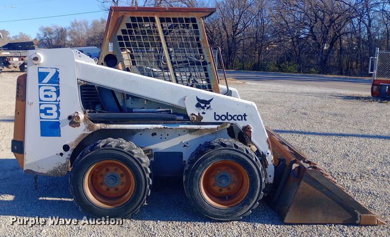 image for item EN8611 1997 Bobcat 763 skid steer loader