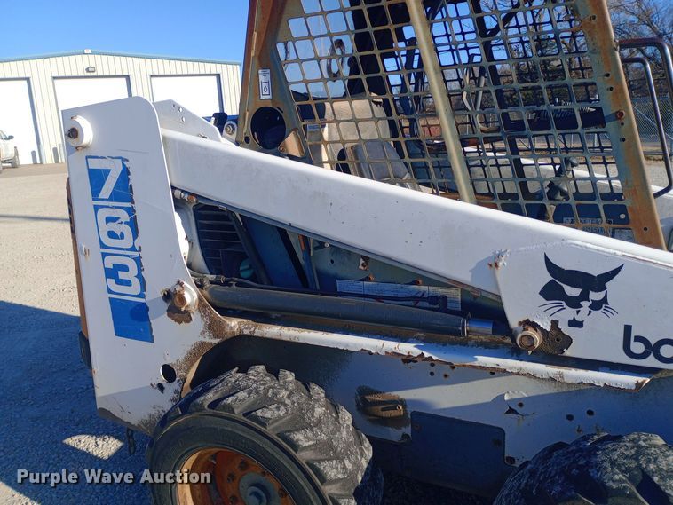 image for item EN8611 1997 Bobcat 763 skid steer loader