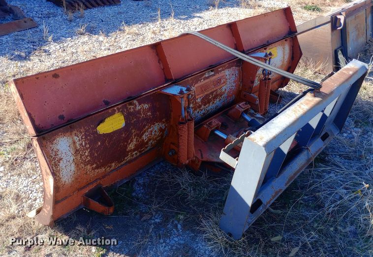 image for item EN8612 Kwik-Way skid steer snow blade