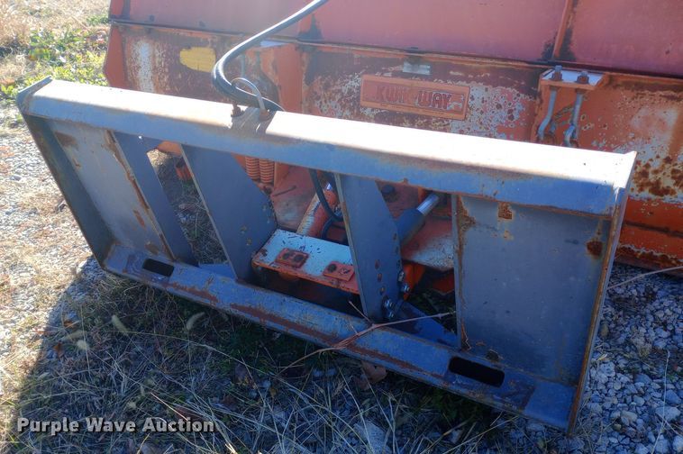 image for item EN8612 Kwik-Way skid steer snow blade