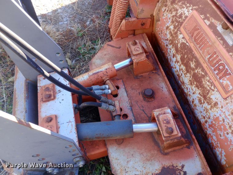 image for item EN8612 Kwik-Way skid steer snow blade