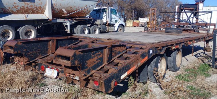 image for item EN8613 1997 Belshe equipment trailer
