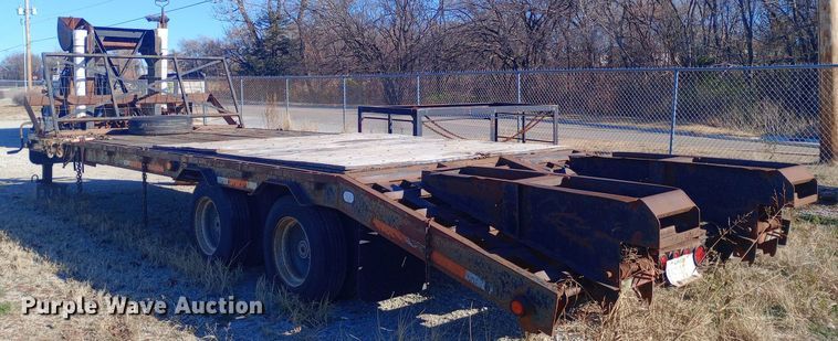 image for item EN8613 1997 Belshe equipment trailer