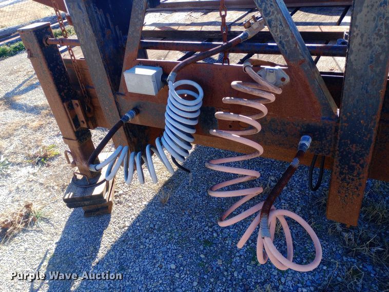 image for item EN8613 1997 Belshe equipment trailer