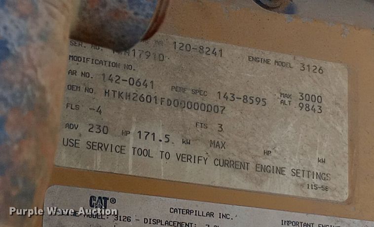 image for item EN8617 1998 Ford L8000 dump flatbed truck