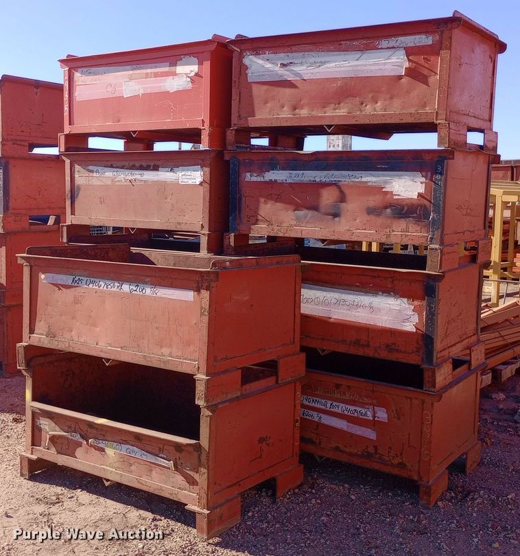 image for item EN8620 (10) storage boxes