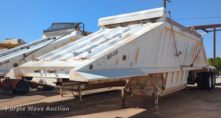 image for item EQ2267 2002 CPS bottom dump trailer