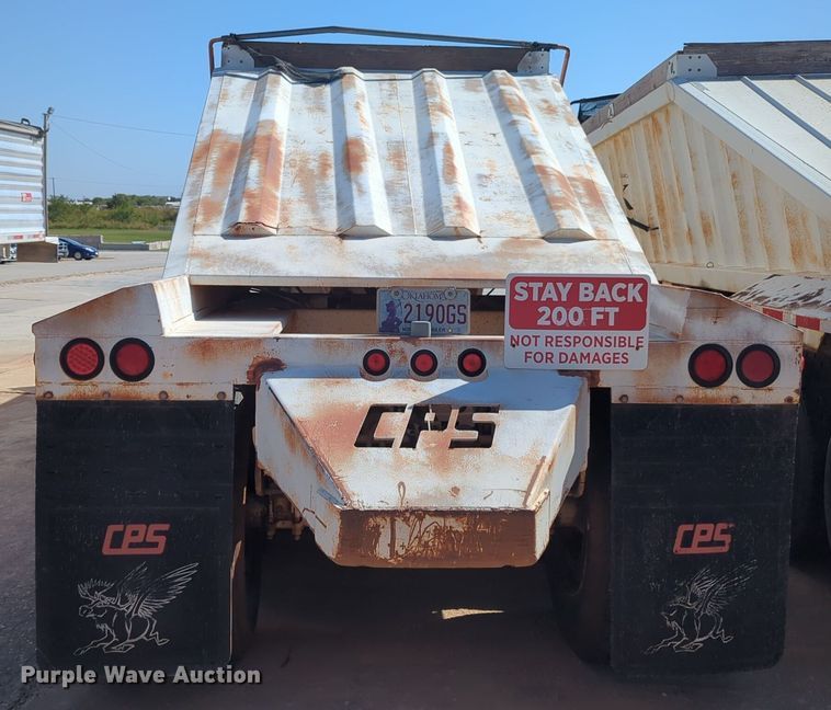 image for item EQ2267 2002 CPS bottom dump trailer