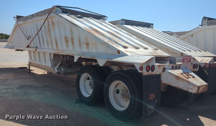 image for item EQ2267 2002 CPS bottom dump trailer