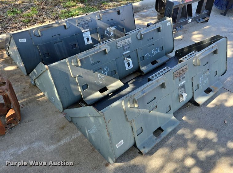 image for item EQ2514 (3) Bobcat 68 Standard Duty buckets