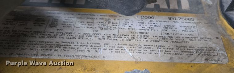 image for item EQ3672 2000 Ford  F750 utility / service truck