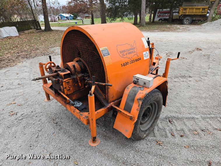 image for item EQ3682 2006 Sewer Equipment of America  sewer auger trailer