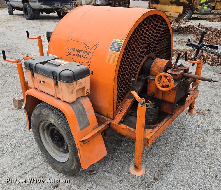 image for item EQ3682 2006 Sewer Equipment of America  sewer auger trailer