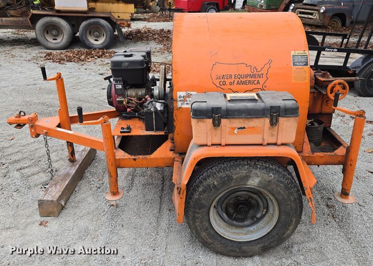 image for item EQ3682 2006 Sewer Equipment of America  sewer auger trailer