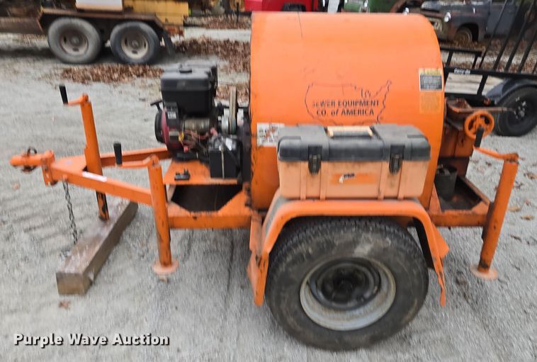 image for item EQ3682 2006 Sewer Equipment of America  sewer auger trailer