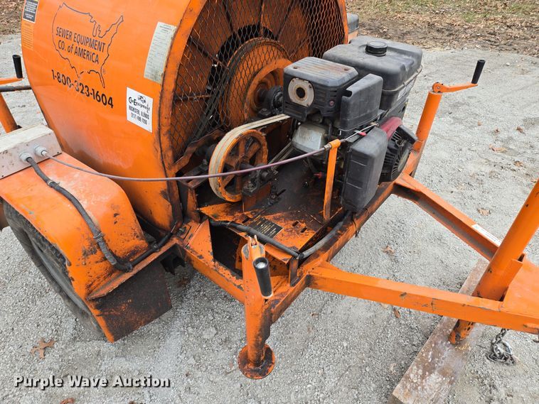 image for item EQ3682 2006 Sewer Equipment of America  sewer auger trailer