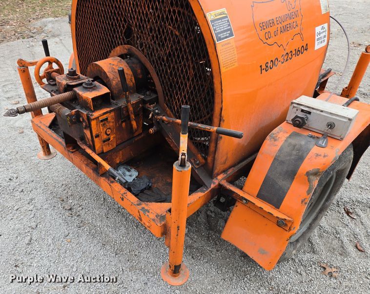 image for item EQ3682 2006 Sewer Equipment of America  sewer auger trailer