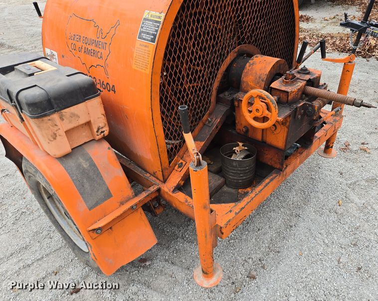 image for item EQ3682 2006 Sewer Equipment of America  sewer auger trailer