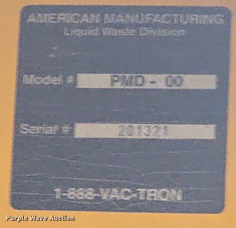 image for item EQ3683 Vac-Tron PMD-800 vacuum trailer