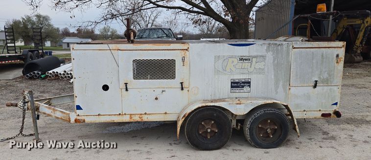 image for item EQ3684 Myers  RamJet Sewer Jetter Trailer 
