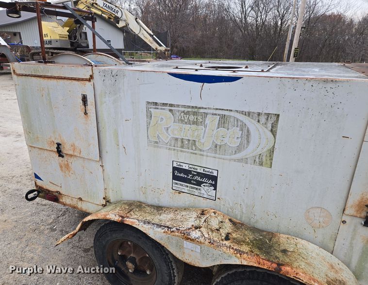 image for item EQ3684 Myers  RamJet Sewer Jetter Trailer 