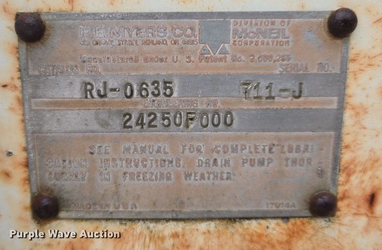 image for item EQ3684 Myers  RamJet Sewer Jetter Trailer 