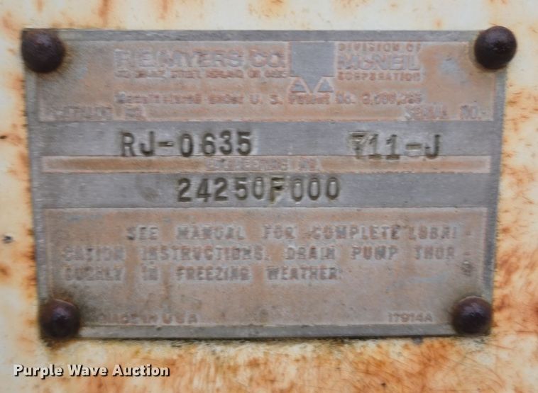 image for item EQ3684 Myers  RamJet Sewer Jetter Trailer 