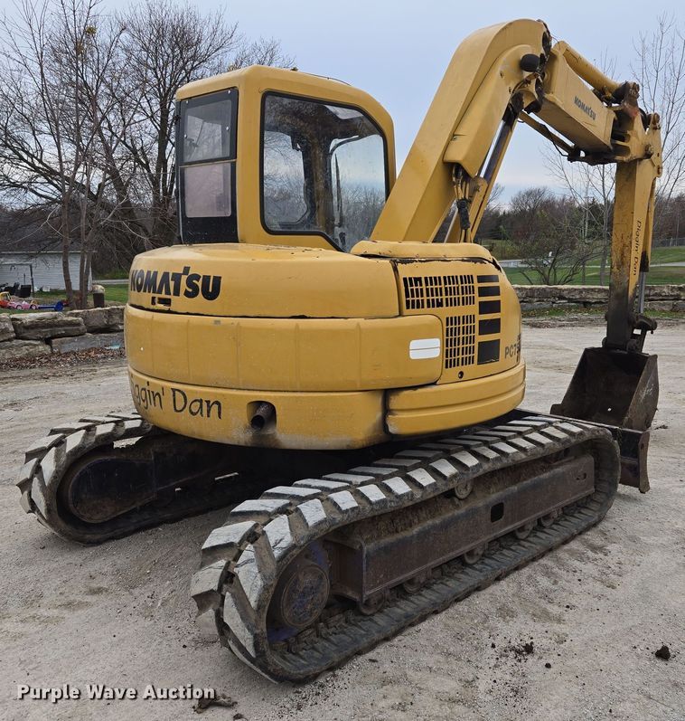 image for item EQ3685 Komatsu  PC75UU-2 mini excavator