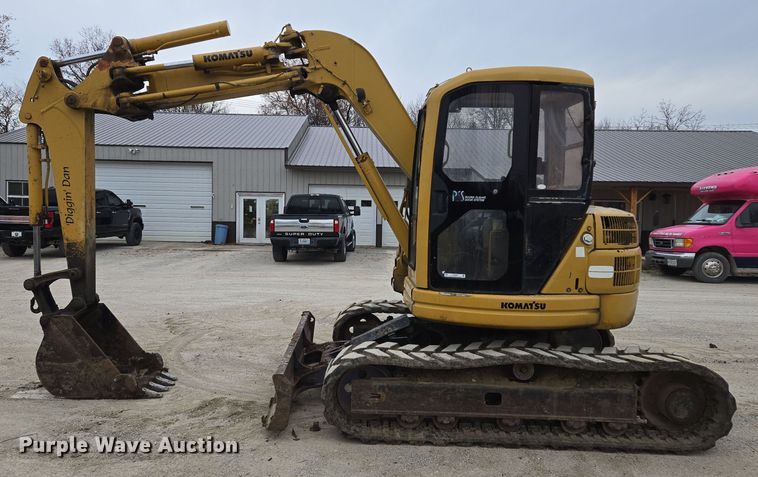 image for item EQ3685 Komatsu  PC75UU-2 mini excavator