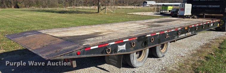 image for item EQ3688 1997 Landoll tilt deck equipment trailer