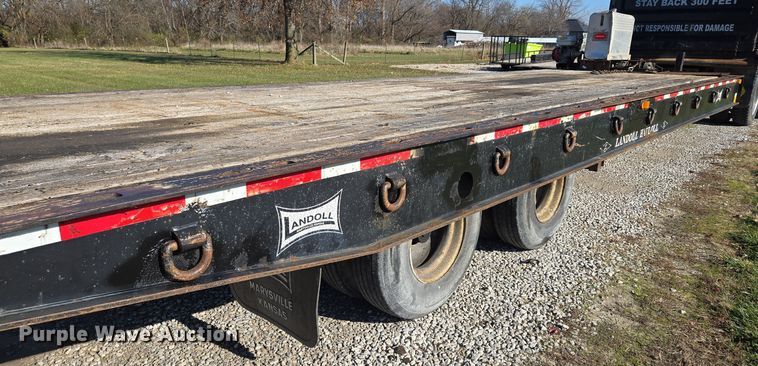 image for item EQ3688 1997 Landoll tilt deck equipment trailer