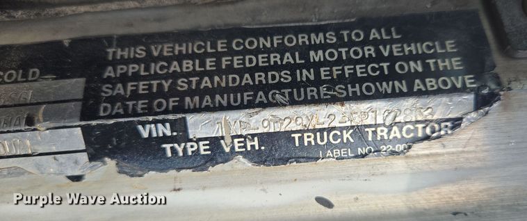 image for item EQ3695 1984 Peterbilt  382 semi truck