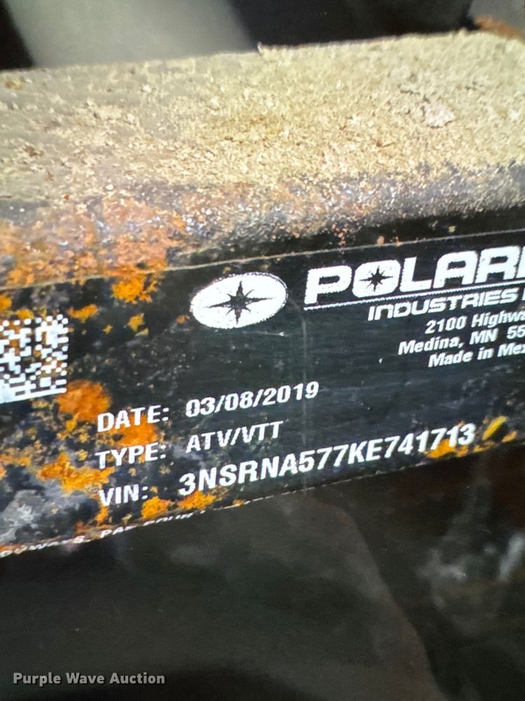 image for item EQ3732 2019 Polaris  Ranger 570 Crew  utility vehicle