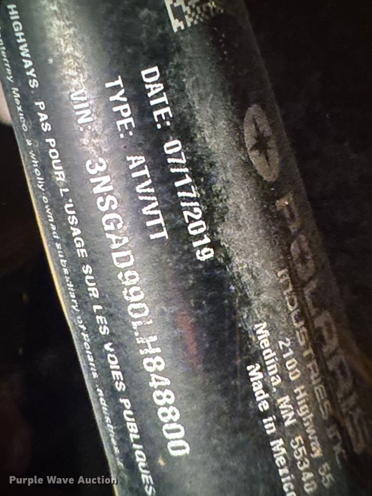 image for item EQ3733 2020 Polaris  General Deluxe 1000 EPS utility vehicle