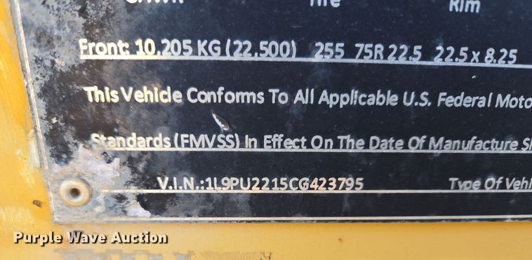 image for item EQ3753 2012 Lucon  pole trailer