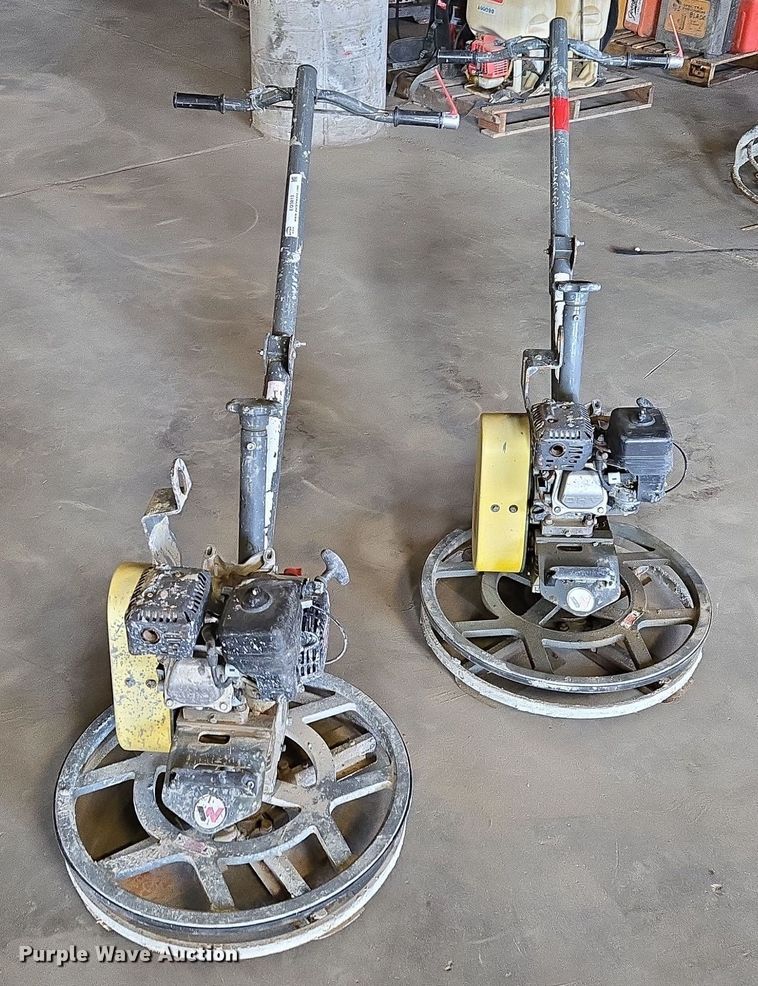 image for item EQ3813 (2) Wacker Neuson CT24-4A power trowels 