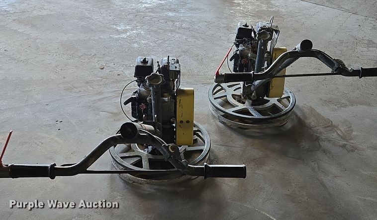 image for item EQ3813 (2) Wacker Neuson CT24-4A power trowels 