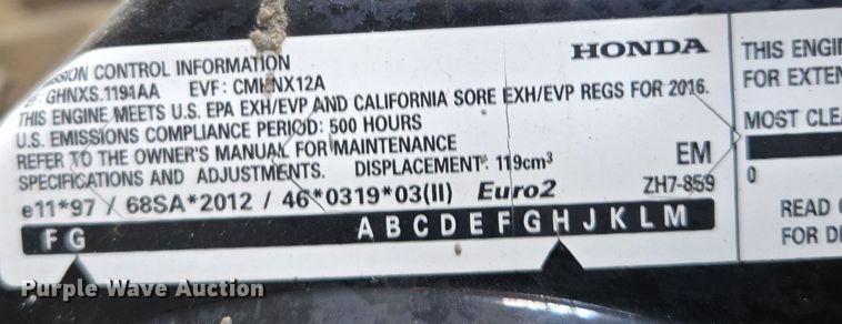 image for item EQ3813 (2) Wacker Neuson CT24-4A power trowels 