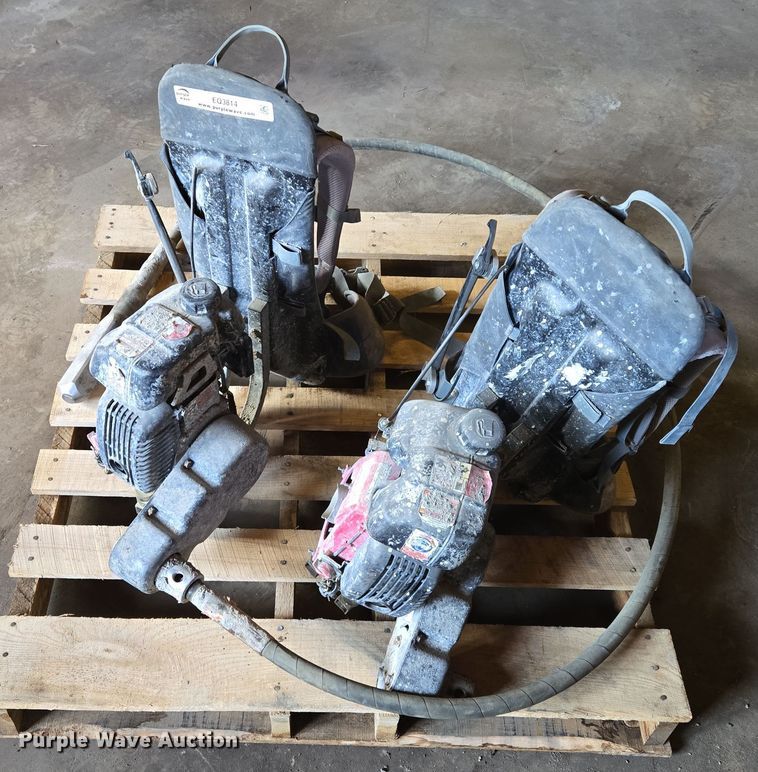 image for item EQ3814 (2) Wacker Neuson backpack concrete vibrators
