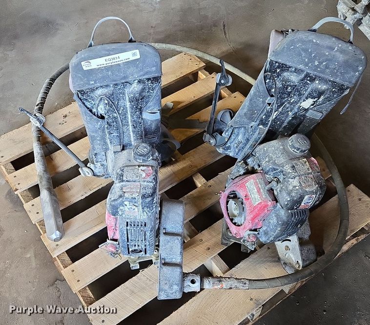 image for item EQ3814 (2) Wacker Neuson backpack concrete vibrators