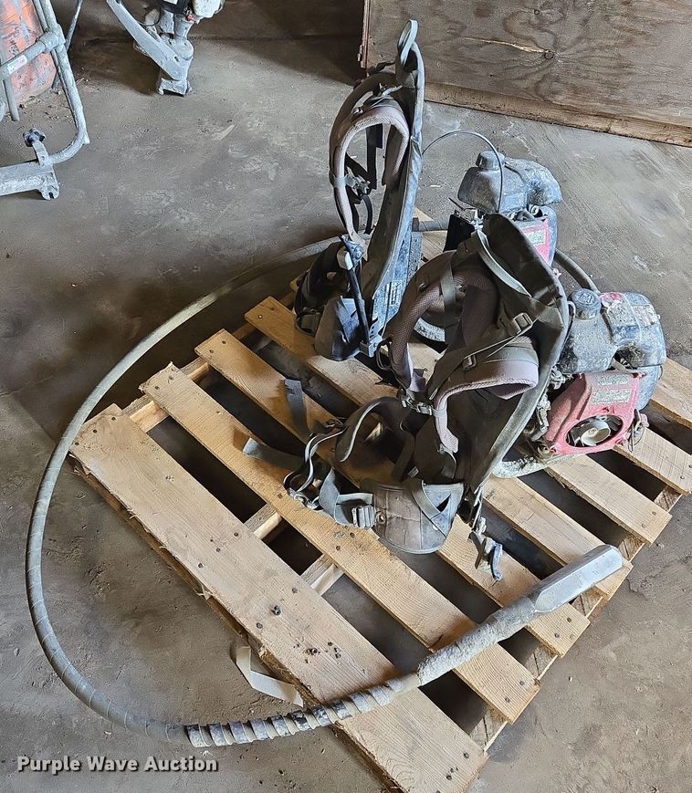 image for item EQ3814 (2) Wacker Neuson backpack concrete vibrators