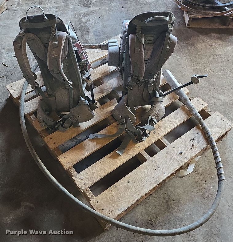 image for item EQ3814 (2) Wacker Neuson backpack concrete vibrators