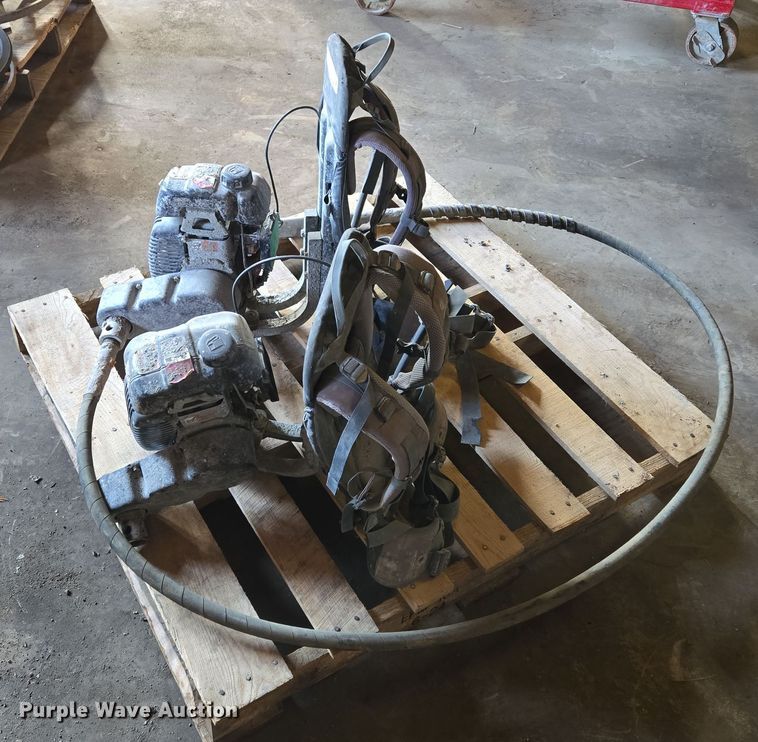 image for item EQ3814 (2) Wacker Neuson backpack concrete vibrators