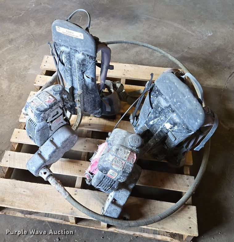 image for item EQ3814 (2) Wacker Neuson backpack concrete vibrators