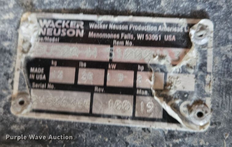 image for item EQ3814 (2) Wacker Neuson backpack concrete vibrators