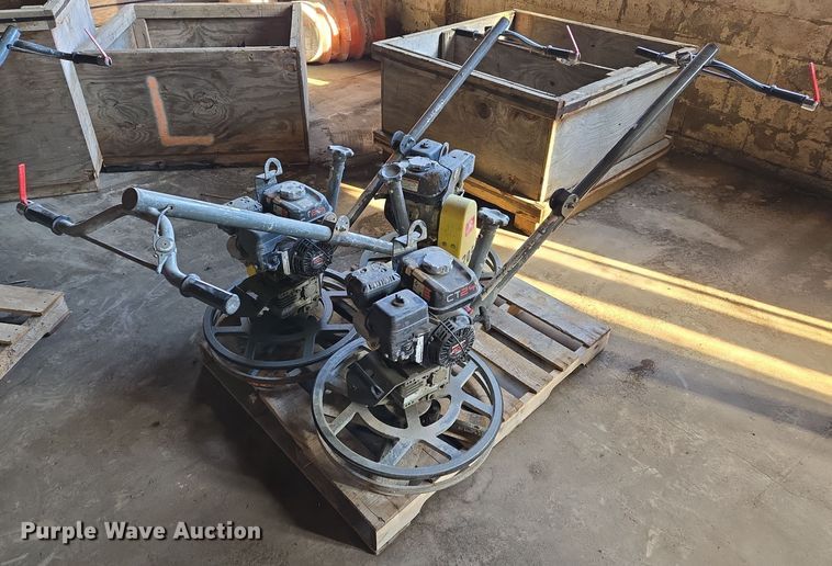 image for item EQ3816 (3) Wacker Neuson CT24-4A power trowels